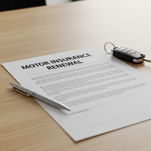 motor insurance renewal document